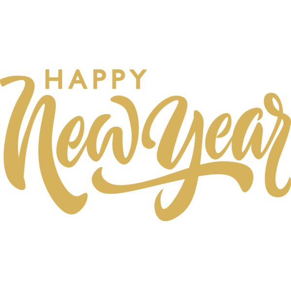 Happy New Year Gold Thumbnail
