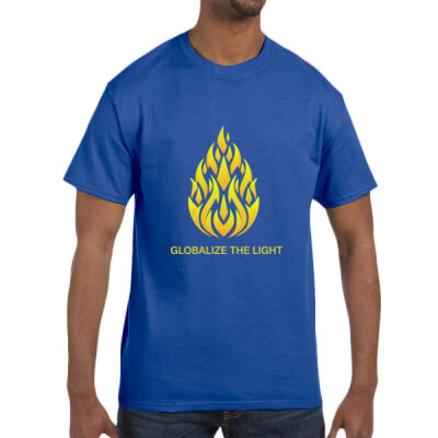 Globalize the Light Tee, Yellow Design Thumbnail