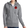 Women's Fleece Full Zip Hooded Sweatshirt Thumbnail