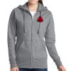 Women's Fleece Full Zip Hooded Sweatshirt Thumbnail