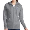Women's Fleece Full Zip Hooded Sweatshirt Thumbnail