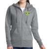 Women's Fleece Full Zip Hooded Sweatshirt Thumbnail