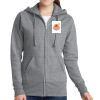 Women's Fleece Full Zip Hooded Sweatshirt Thumbnail