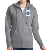 Women's Fleece Full Zip Hooded Sweatshirt Thumbnail