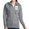 Women's Fleece Full Zip Hooded Sweatshirt Thumbnail