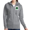 Women's Fleece Full Zip Hooded Sweatshirt Thumbnail