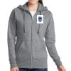 Women's Fleece Full Zip Hooded Sweatshirt Thumbnail