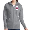 Women's Fleece Full Zip Hooded Sweatshirt Thumbnail