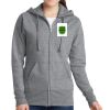 Women's Fleece Full Zip Hooded Sweatshirt Thumbnail