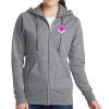Women's Fleece Full Zip Hooded Sweatshirt Thumbnail