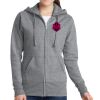 Women's Fleece Full Zip Hooded Sweatshirt Thumbnail