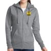 Women's Fleece Full Zip Hooded Sweatshirt Thumbnail