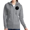 Women's Fleece Full Zip Hooded Sweatshirt Thumbnail