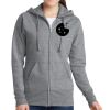Women's Fleece Full Zip Hooded Sweatshirt Thumbnail