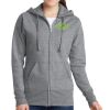 Women's Fleece Full Zip Hooded Sweatshirt Thumbnail