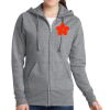 Women's Fleece Full Zip Hooded Sweatshirt Thumbnail