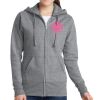 Women's Fleece Full Zip Hooded Sweatshirt Thumbnail