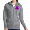 Women's Fleece Full Zip Hooded Sweatshirt Thumbnail