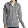 Women's Fleece Full Zip Hooded Sweatshirt Thumbnail