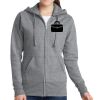 Women's Fleece Full Zip Hooded Sweatshirt Thumbnail