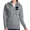 Women's Fleece Full Zip Hooded Sweatshirt Thumbnail