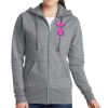 Women's Fleece Full Zip Hooded Sweatshirt Thumbnail