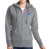 Women's Fleece Full Zip Hooded Sweatshirt Thumbnail