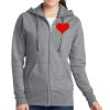 Women's Fleece Full Zip Hooded Sweatshirt Thumbnail
