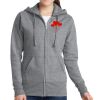 Women's Fleece Full Zip Hooded Sweatshirt Thumbnail