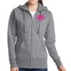 Women's Fleece Full Zip Hooded Sweatshirt Thumbnail