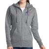 Women's Fleece Full Zip Hooded Sweatshirt Thumbnail