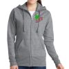 Women's Fleece Full Zip Hooded Sweatshirt Thumbnail