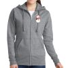 Women's Fleece Full Zip Hooded Sweatshirt Thumbnail