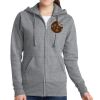Women's Fleece Full Zip Hooded Sweatshirt Thumbnail