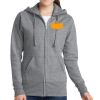 Women's Fleece Full Zip Hooded Sweatshirt Thumbnail