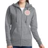 Women's Fleece Full Zip Hooded Sweatshirt Thumbnail