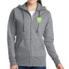 Women's Fleece Full Zip Hooded Sweatshirt Thumbnail