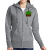 Women's Fleece Full Zip Hooded Sweatshirt Thumbnail