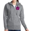 Women's Fleece Full Zip Hooded Sweatshirt Thumbnail