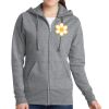Women's Fleece Full Zip Hooded Sweatshirt Thumbnail