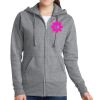 Women's Fleece Full Zip Hooded Sweatshirt Thumbnail
