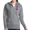 Women's Fleece Full Zip Hooded Sweatshirt Thumbnail