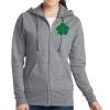 Women's Fleece Full Zip Hooded Sweatshirt Thumbnail
