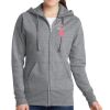 Women's Fleece Full Zip Hooded Sweatshirt Thumbnail