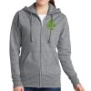 Women's Fleece Full Zip Hooded Sweatshirt Thumbnail