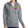 Women's Fleece Full Zip Hooded Sweatshirt Thumbnail