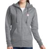 Women's Fleece Full Zip Hooded Sweatshirt Thumbnail