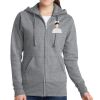 Women's Fleece Full Zip Hooded Sweatshirt Thumbnail