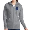 Women's Fleece Full Zip Hooded Sweatshirt Thumbnail