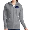 Women's Fleece Full Zip Hooded Sweatshirt Thumbnail